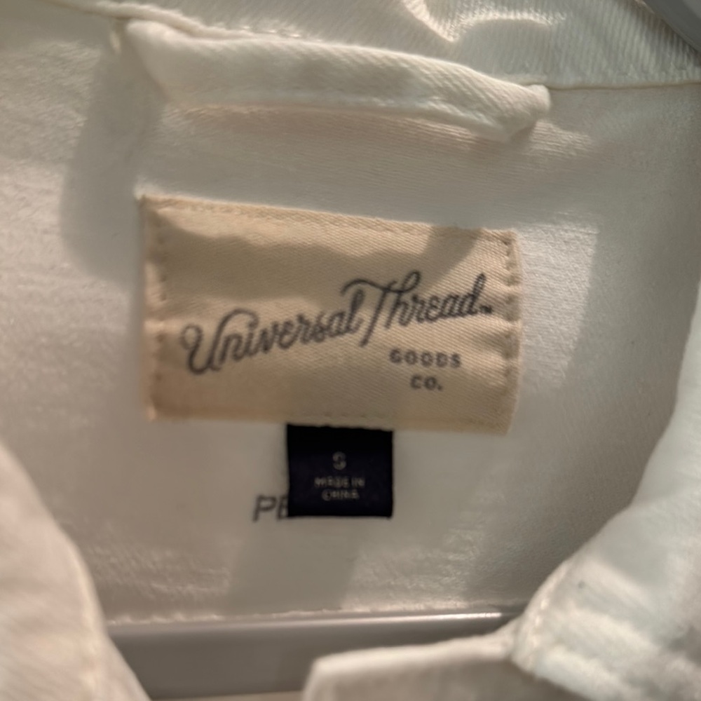 White Jean Jacket - Picture 2 of 5